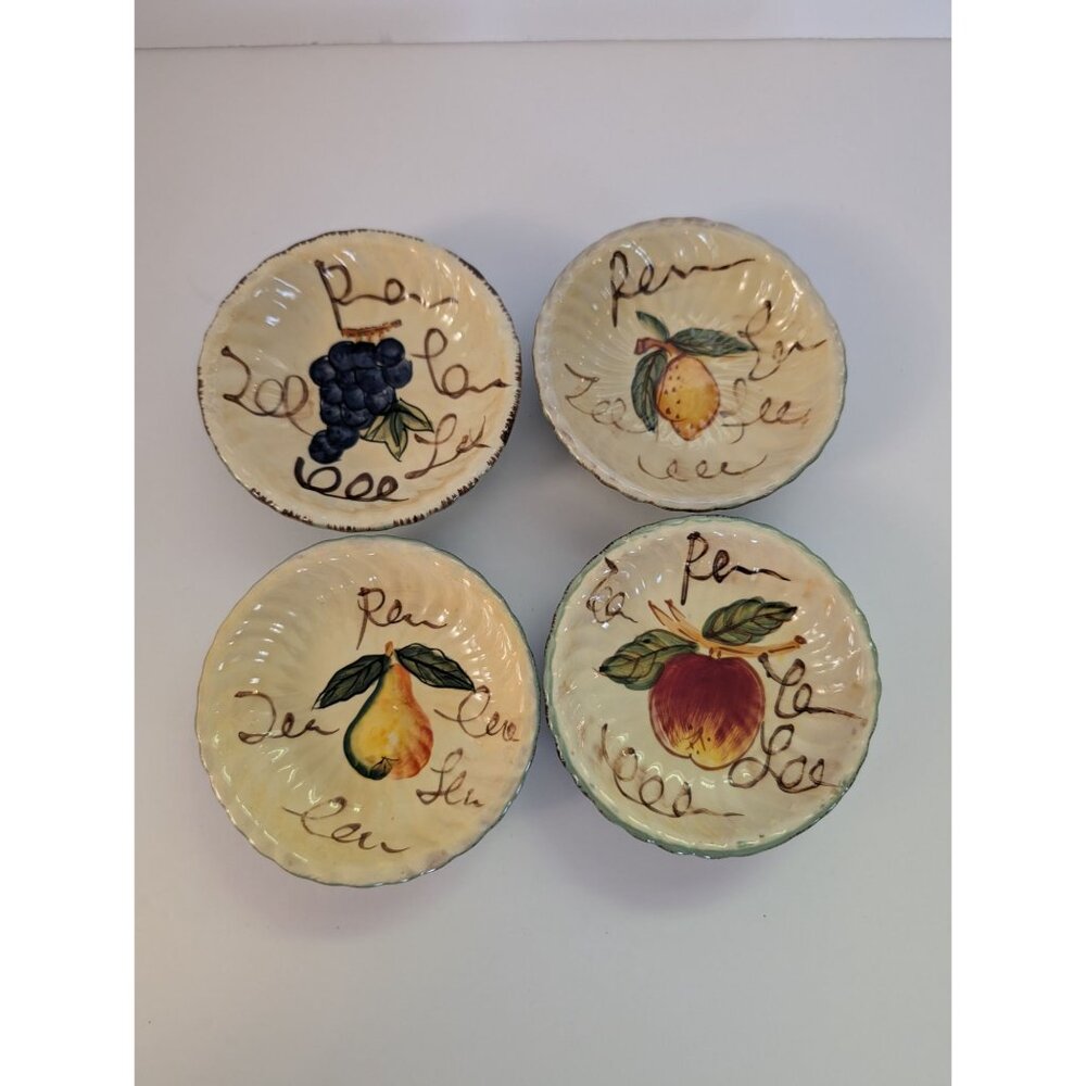 Style Eyes Fruit Writing Collection Dipping Bowls - Set Of 4
